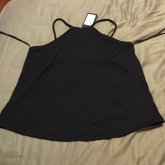 *NEW* Guess Halter Crop Top - Black - Picture 2 of 9
